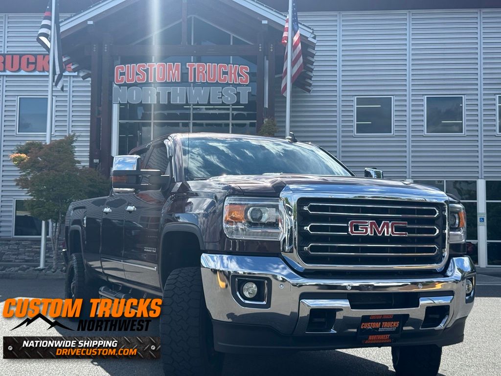 Mahogany Metallic 2016 GMC Sierra 3500HD Pickup Truck Four-Wheel Drive 6-Speed Automatic