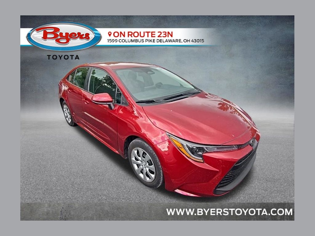 Red (Ruby Flare Pearl) 2025 Toyota Corolla Sedan Front-Wheel Drive Continuously Variable Transmission