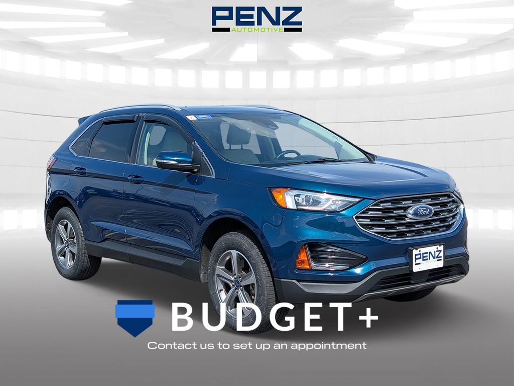 Dark Persian Green Metallic 2020 Ford Edge SEL AWD SUV / Crossover All-Wheel Drive 8-Speed Automatic