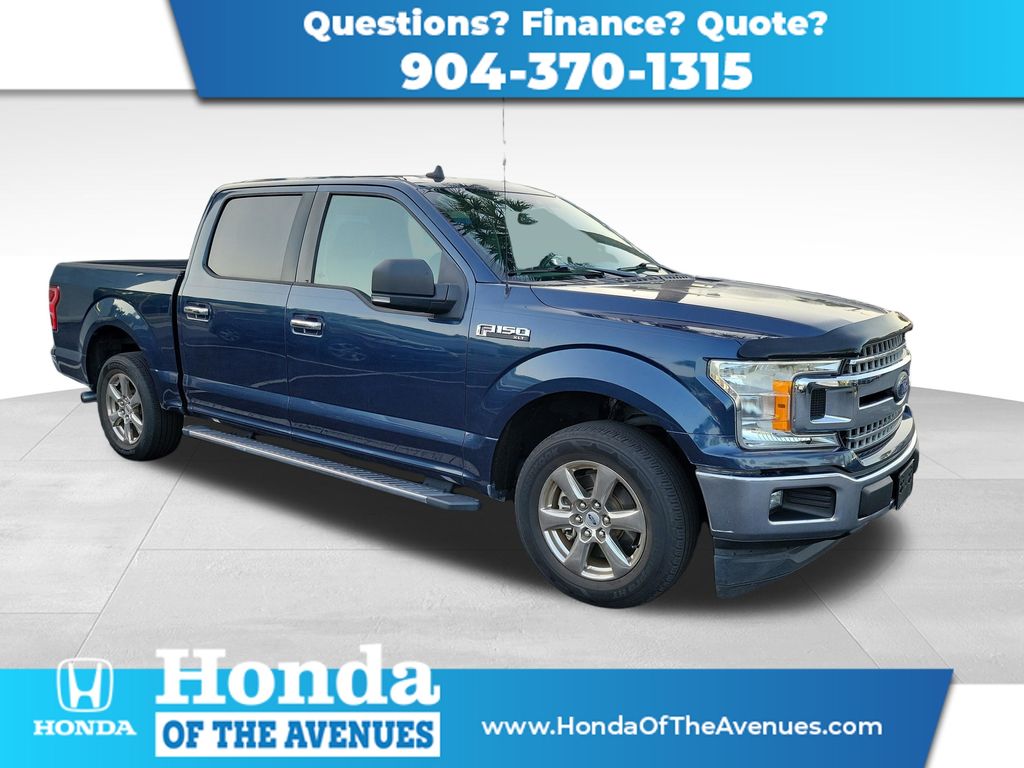 Blue 2020 Ford F-150 Pickup Truck 4X2 Automatic
