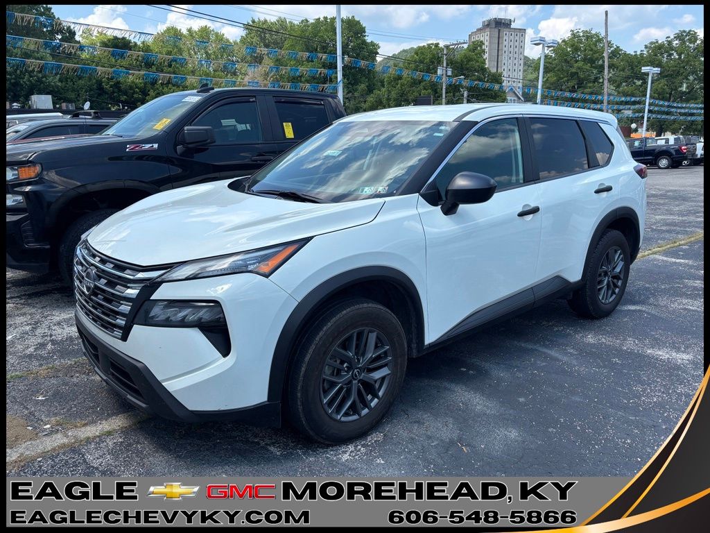 Glacier White 2024 Nissan Rogue SUV / Crossover All-Wheel Drive Continuously Variable Transmission