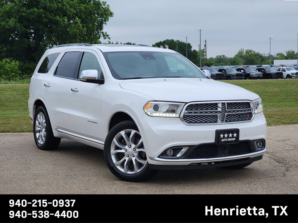 Vice White 2018 Dodge Durango Citadel AWD SUV / Crossover All-Wheel Drive 8-Speed Automatic