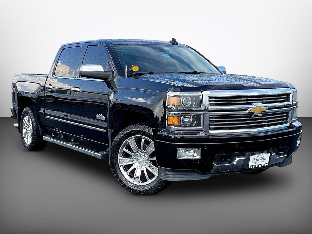 Black 2015 Chevrolet Silverado 1500 Pickup Truck Four-Wheel Drive 6-Speed Automatic Overdrive