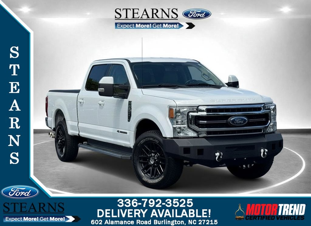 Oxford White 2021 Ford F-250 Super Duty Pickup Truck Four-Wheel Drive Automatic