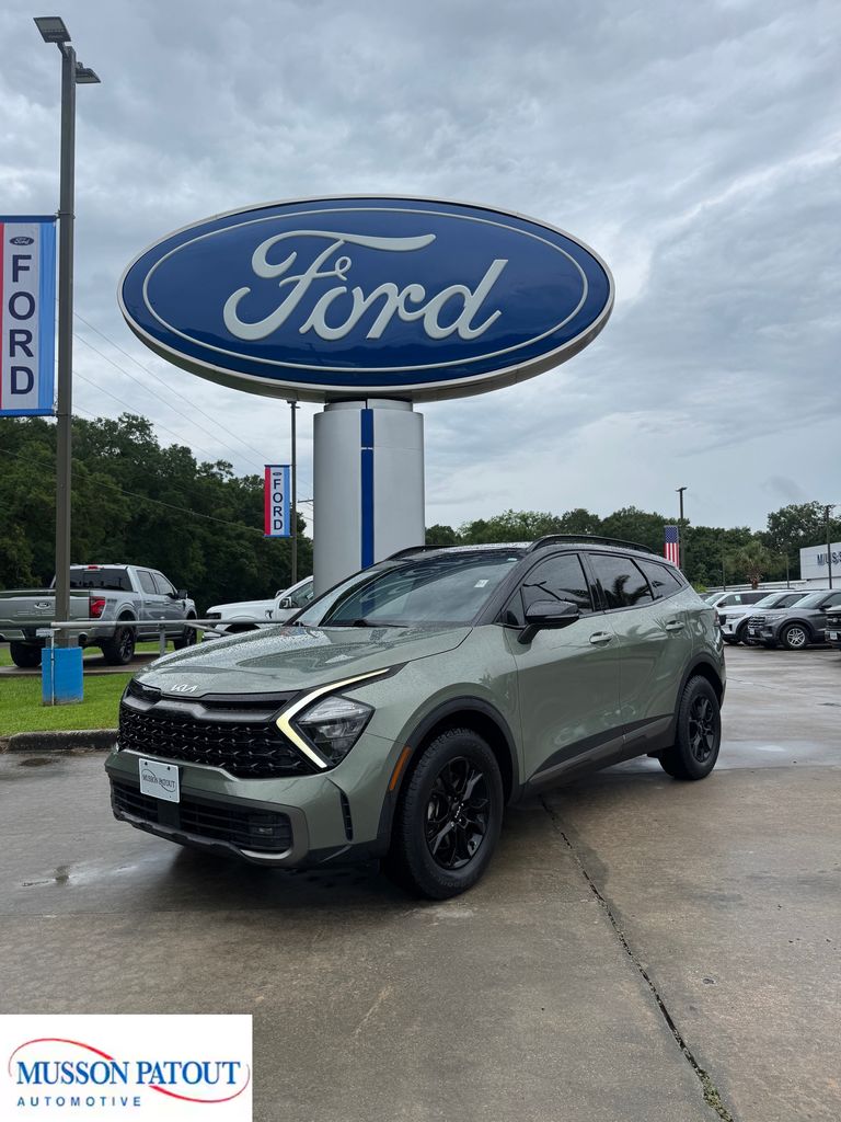 Jungle Green/Ebony Black Roof 2023 Kia Sportage SUV / Crossover All-Wheel Drive 8-Speed Automatic