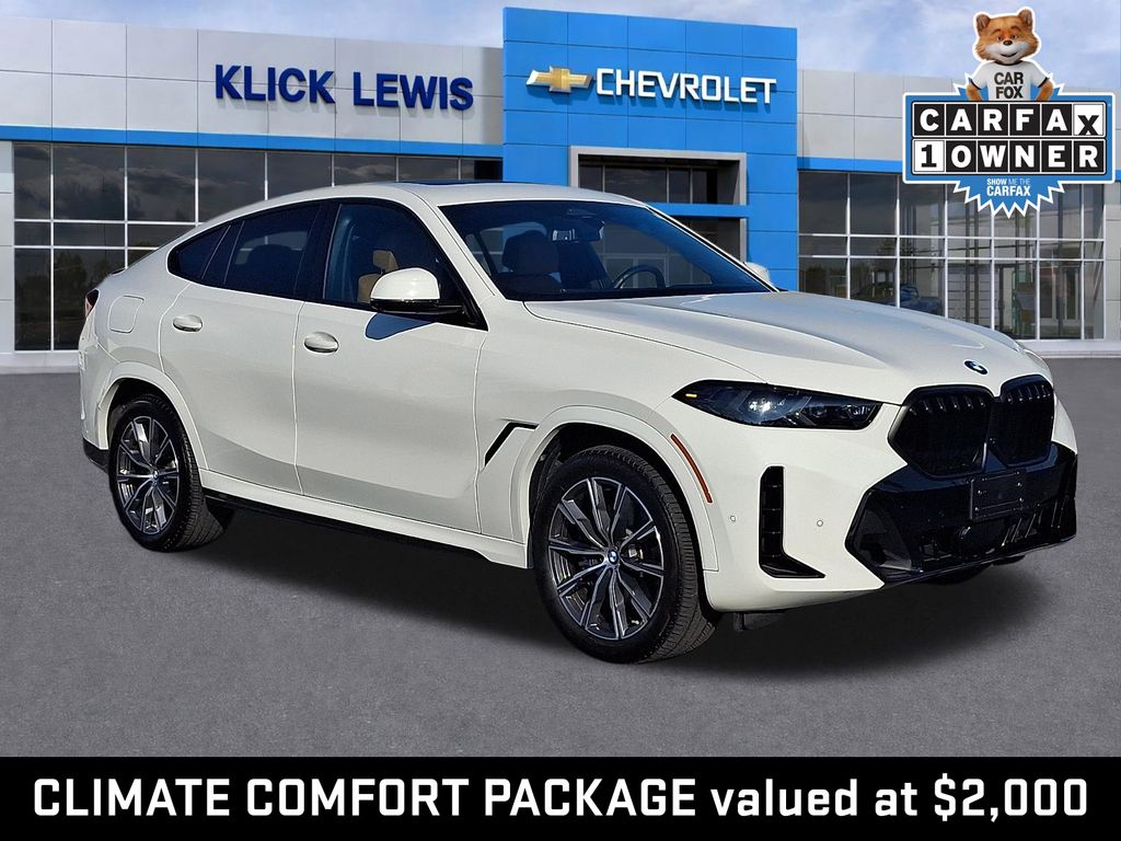 Alpine White 2026 BMW X6 SUV / Crossover All-Wheel Drive 8-Speed Automatic