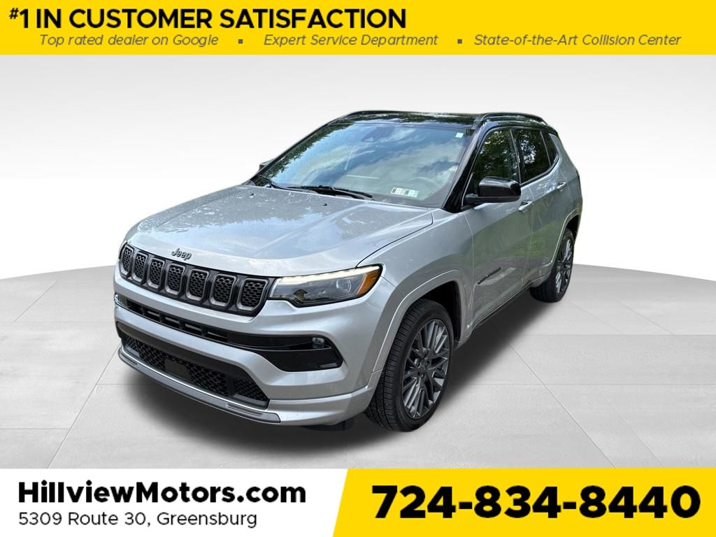 Billet Silver Metallic Clearcoat 2023 Jeep Compass SUV / Crossover Four-Wheel Drive 8-Speed Automatic