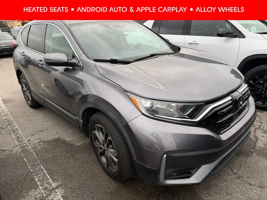 Silver Metallic 2021 Honda CR-V EX FWD SUV / Crossover Front-Wheel Drive Continuously Variable Transmission