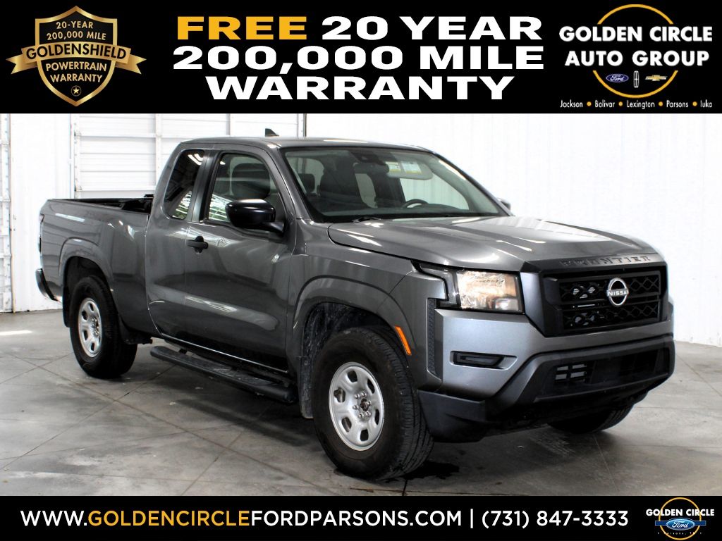 Gray (Gun Metallic) 2022 Nissan Frontier Pickup Truck Four-Wheel Drive 9-Speed Automatic