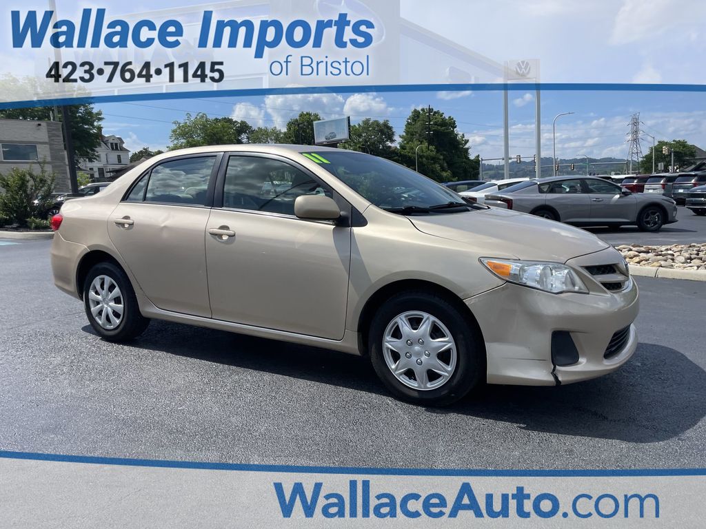 Sandy Beach Metallic 2011 Toyota Corolla LE Sedan Front-Wheel Drive 4-Speed Automatic