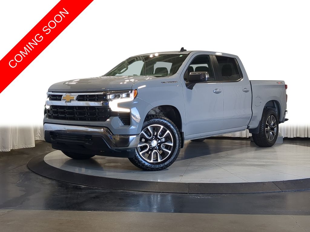 Slate Gray Metallic 2024 Chevrolet Silverado 1500 Pickup Truck Four-Wheel Drive 8-Speed Automatic