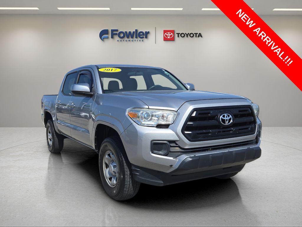 Silver Sky Metallic 2017 Toyota Tacoma Pickup Truck 4X2 6-Speed Automatic