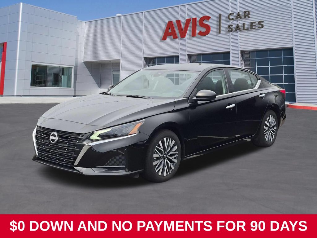 Super Black 2025 Nissan Altima Sedan Front-Wheel Drive Continuously Variable Transmission