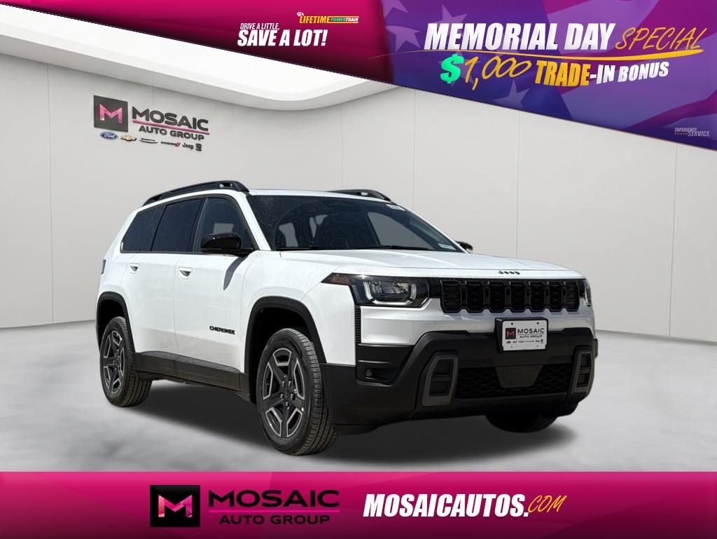 Bright White Clearcoat 2026 Jeep Cherokee Limited 4WD SUV / Crossover Four-Wheel Drive Continuously Variable Transmission