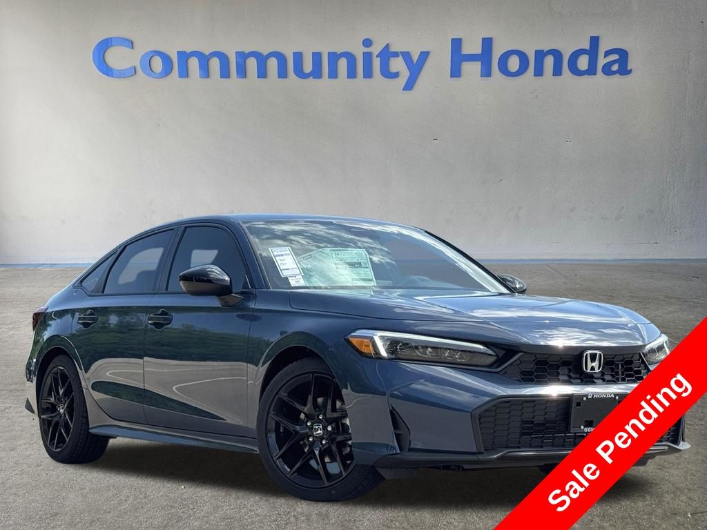 2026 Honda Civic Sport Blue at Bayway Cadillac of The Woodlands