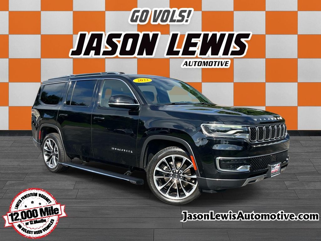 Diamond Black 2022 Jeep Wagoneer SUV / Crossover Four-Wheel Drive 8-Speed Automatic