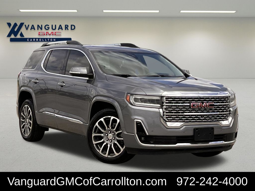 Gray (Satin Steel Metallic) 2021 GMC Acadia SUV / Crossover Front-Wheel Drive 9-Speed Automatic