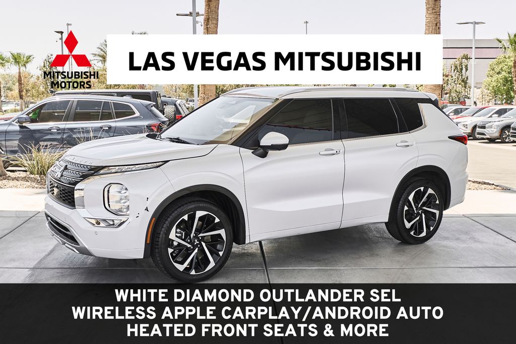 White Diamond 2022 Mitsubishi Outlander SEL FWD SUV / Crossover Front-Wheel Drive Continuously Variable Transmission
