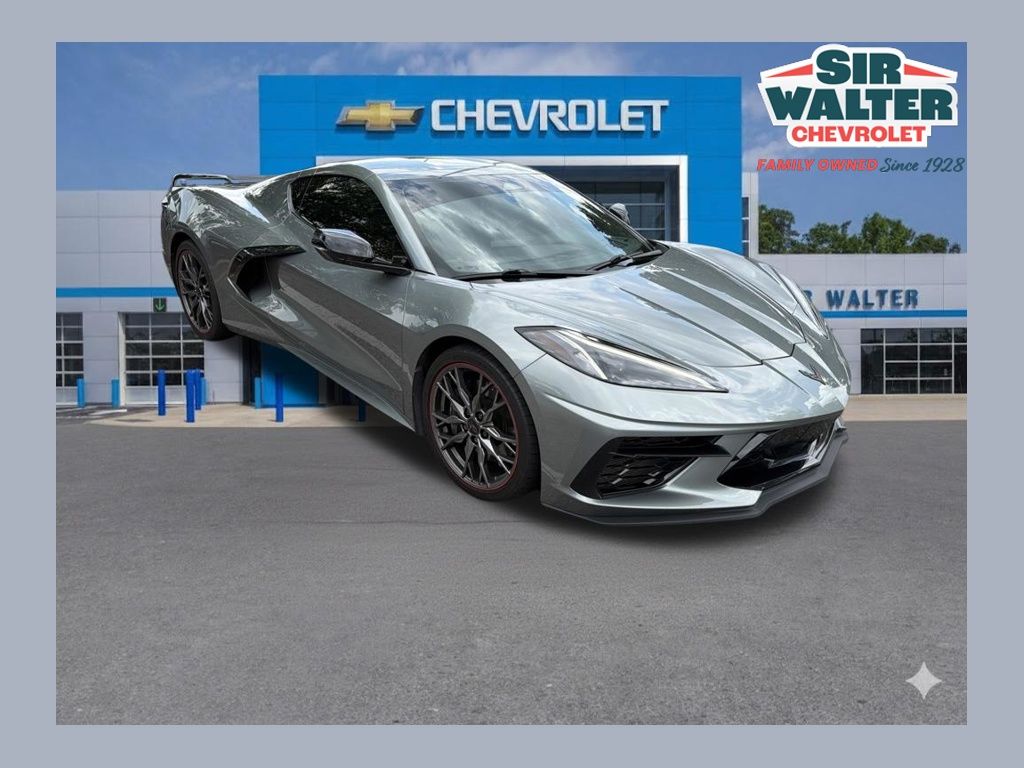 Hypersonic Gray Metallic 2024 Chevrolet Corvette Coupe Rear-Wheel Drive 8-Speed Dual Clutch
