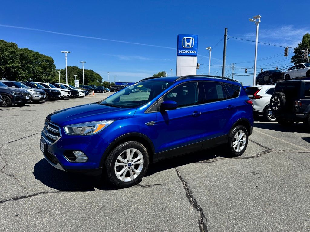 Lightning Blue Metallic 2018 Ford Escape SE AWD SUV / Crossover All-Wheel Drive 6-Speed Automatic