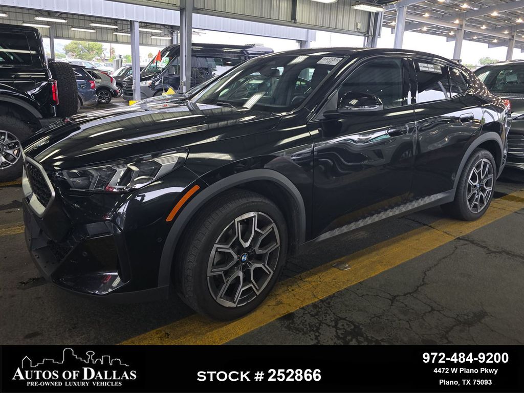 Black Sapphire Metallic 2025 BMW X2 SUV / Crossover All-Wheel Drive 7-Speed Automatic