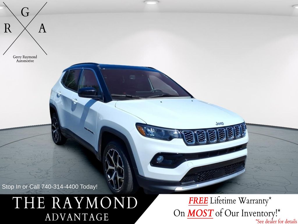 Bright White Clearcoat 2026 Jeep Compass SUV / Crossover Four-Wheel Drive 8-Speed Automatic