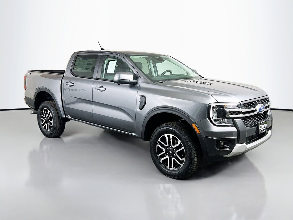 Carbonized Gray Metallic 2026 Ford Ranger Lariat SuperCrew 4WD Pickup Truck Four-Wheel Drive Automatic