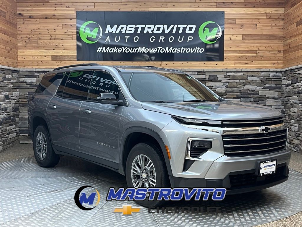 Sterling Gray Metallic 2025 Chevrolet Traverse SUV / Crossover Four-Wheel Drive 8-Speed Automatic