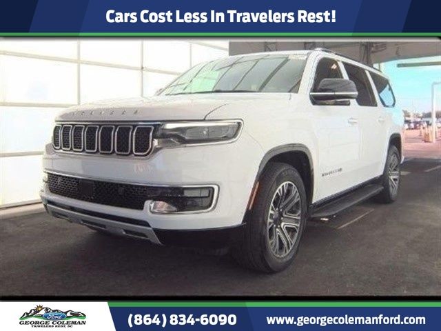 Bright White Clearcoat 2023 Jeep Wagoneer L Series II 4WD SUV / Crossover Four-Wheel Drive 8-Speed Automatic