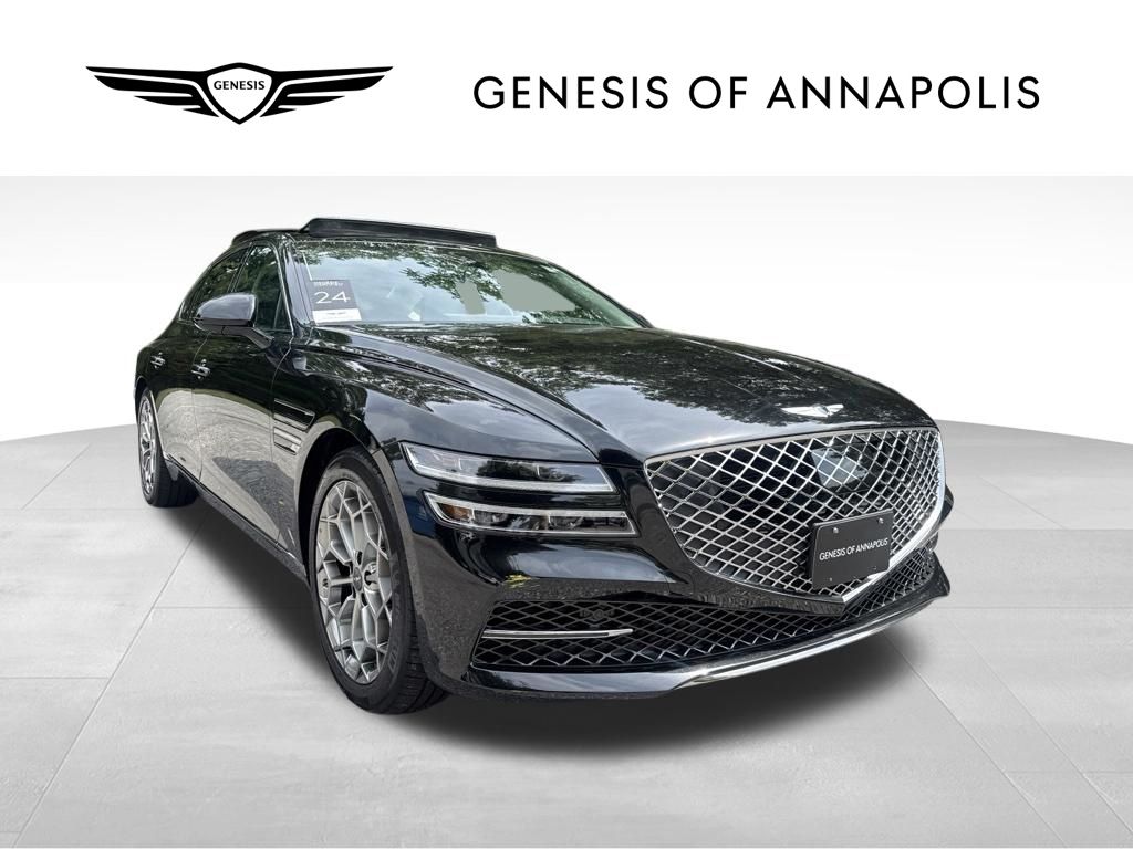 Black 2024 Genesis G80 Sedan All-Wheel Drive 8-Speed Automatic
