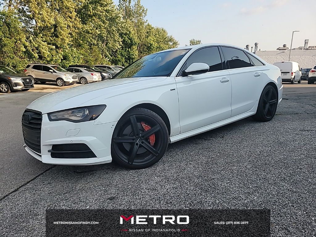 White 2018 Audi A6 Sedan Front-Wheel Drive 7-Speed Automatic