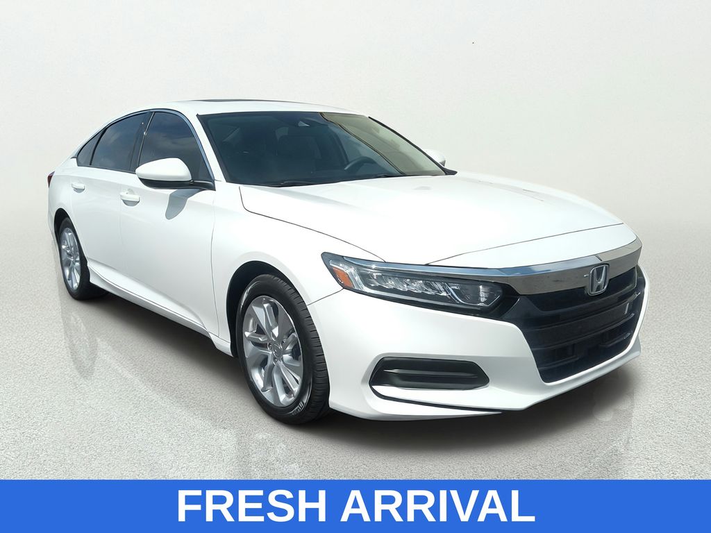 White 2019 Honda Accord 1.5T LX FWD Sedan Front-Wheel Drive Continuously Variable Transmission