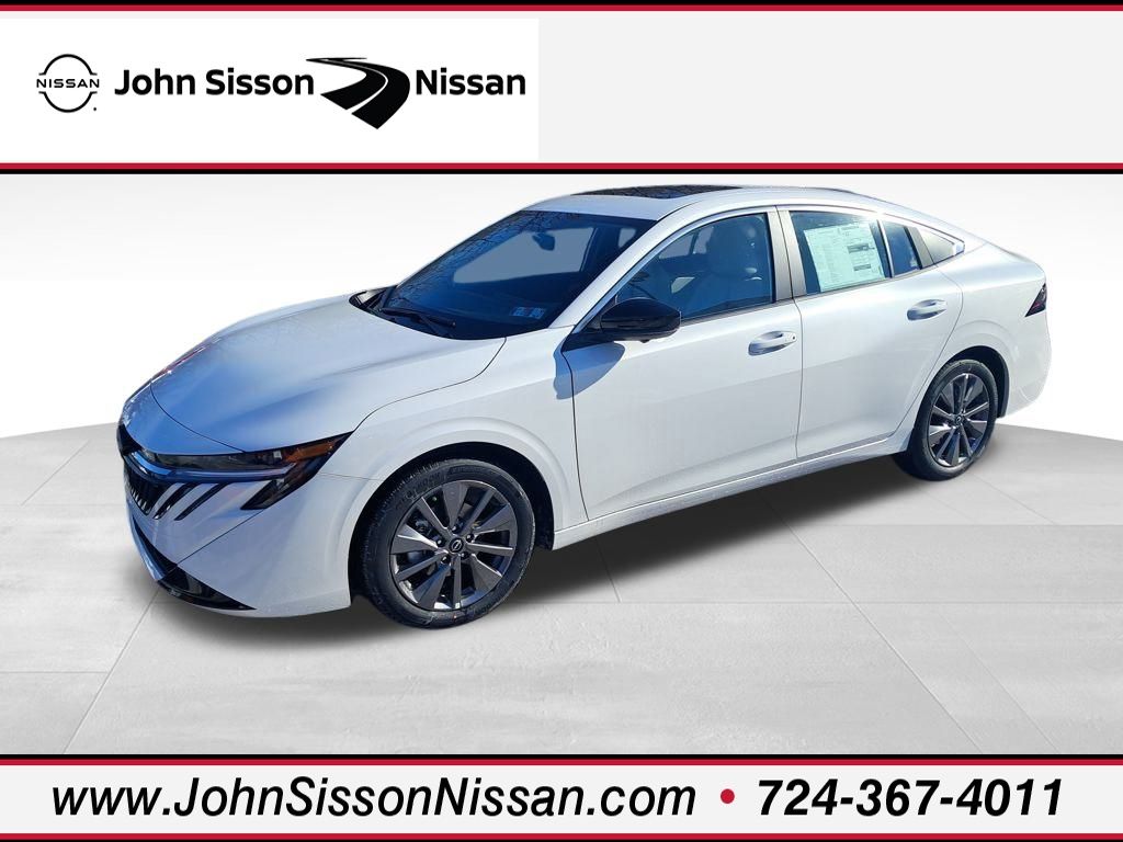 2026 Nissan Sentra SL White at John Sisson Motors