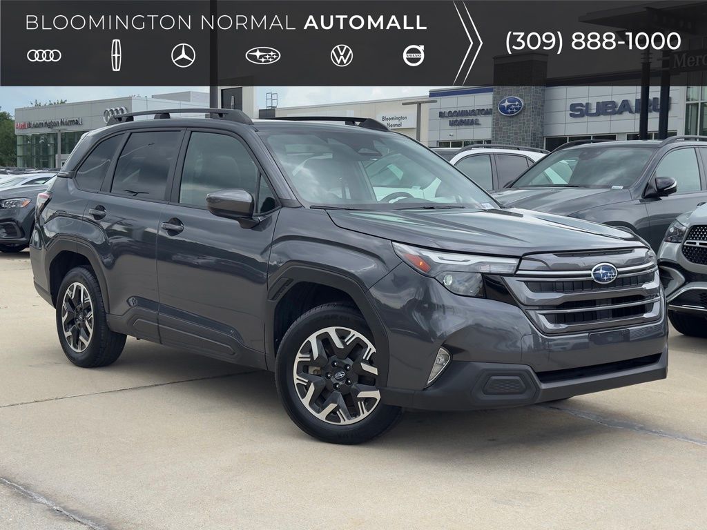 Gray Metallic 2025 Subaru Forester SUV / Crossover All-Wheel Drive Continuously Variable Transmission