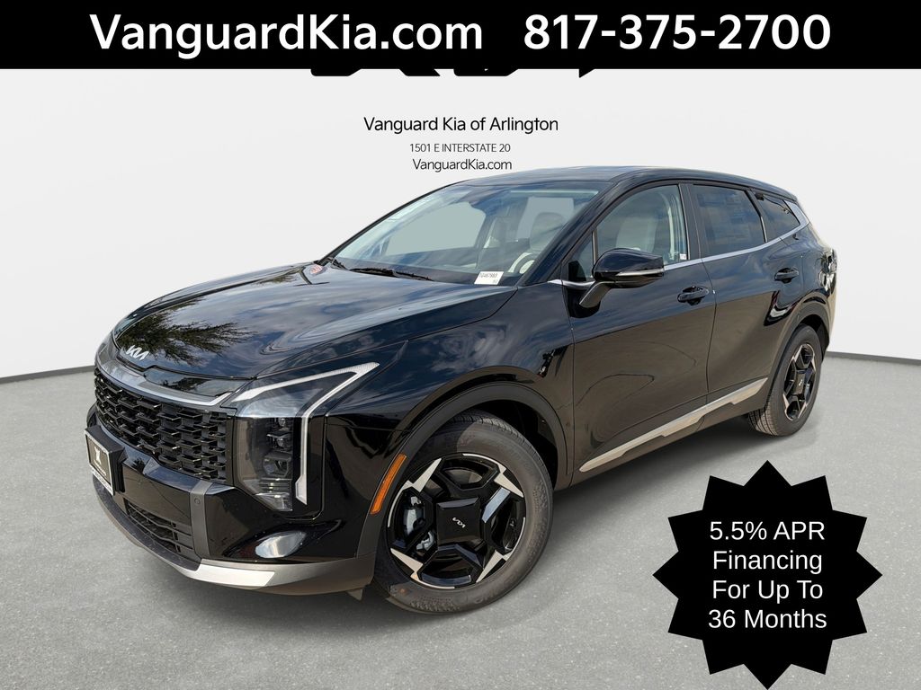 Ebony Black 2026 Kia Sportage SUV / Crossover Front-Wheel Drive 8-Speed Automatic