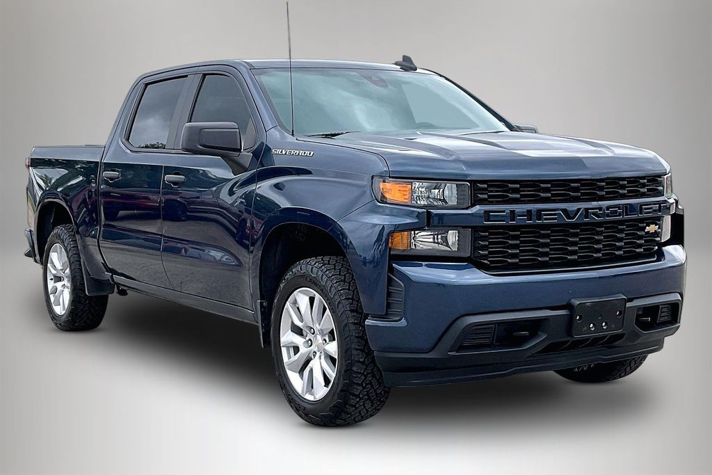 Used 2022 Chevrolet Silverado 1500 LTD Custom 4D Crew Cab