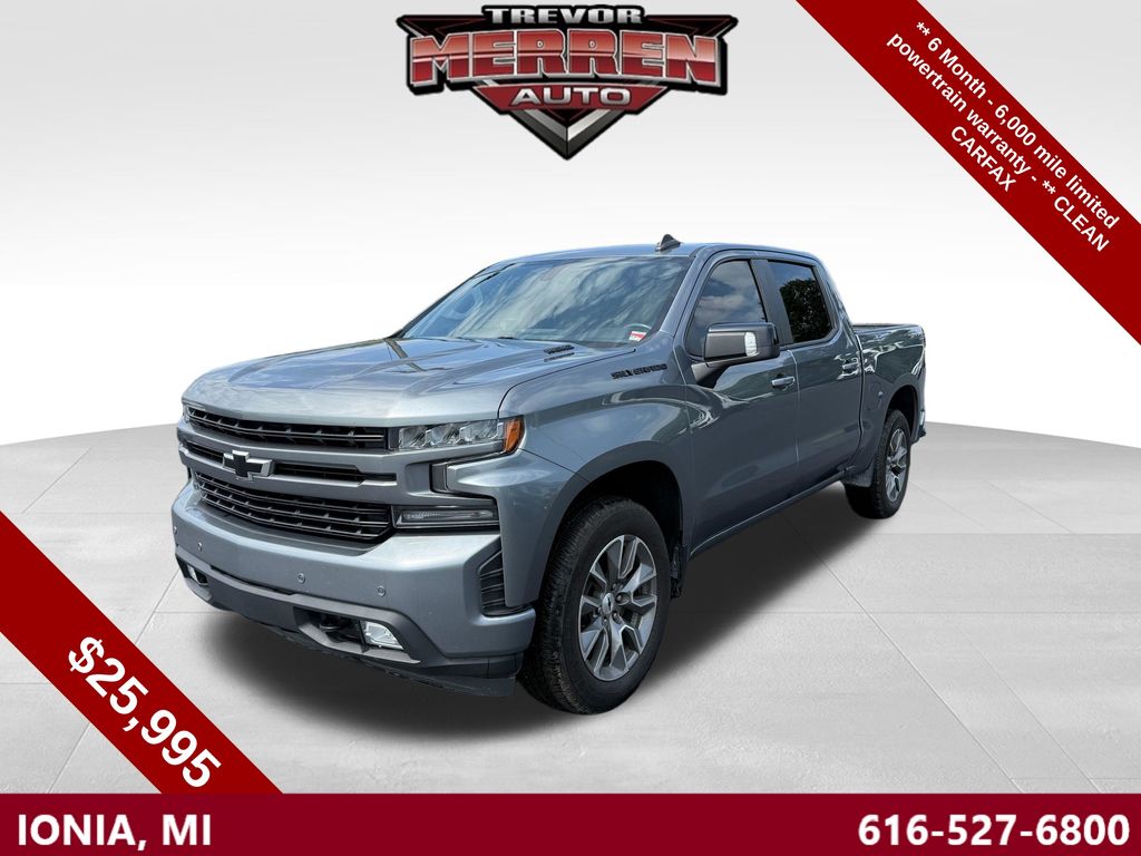 Gray (Satin Steel Metallic) 2020 Chevrolet Silverado 1500 Pickup Truck Four-Wheel Drive Automatic