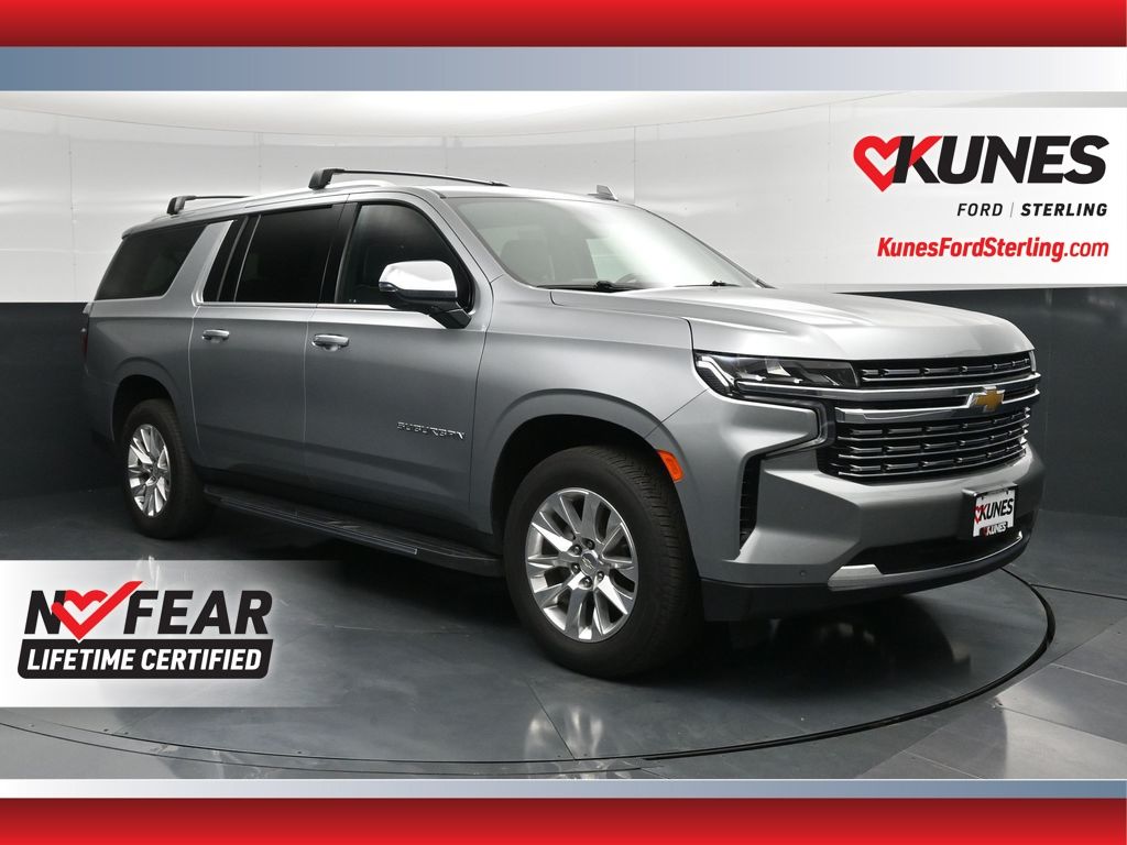 Sterling Gray Metallic 2023 Chevrolet Suburban SUV / Crossover Four-Wheel Drive