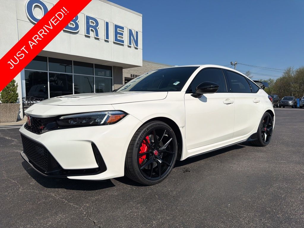 Championship White 2025 Honda Civic Type R FWD Hatchback Front-Wheel Drive 6-Speed Manual