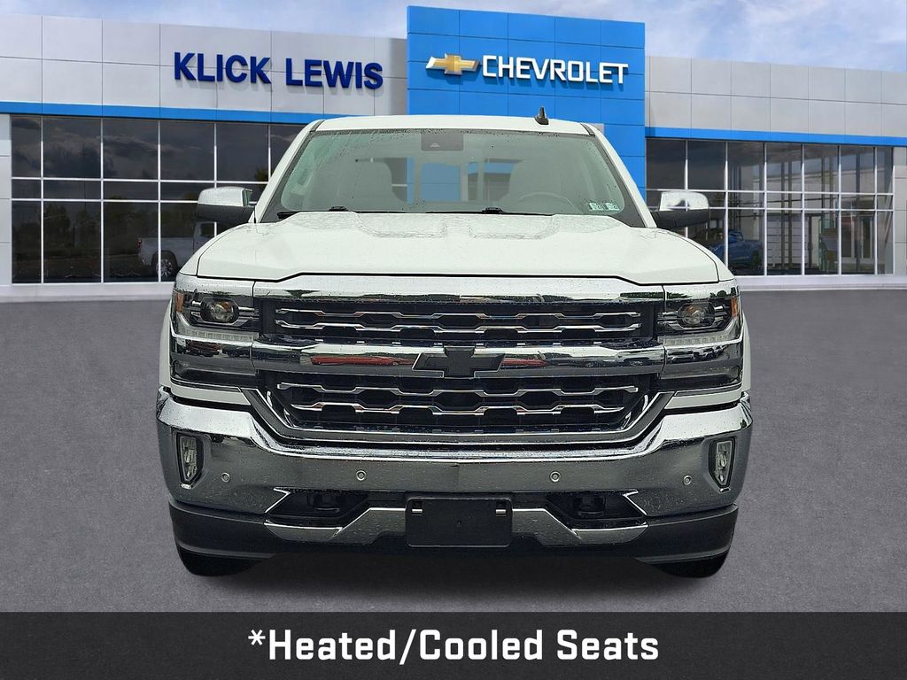 2018 Chevrolet Silverado 1500 LTZ White at Phil Fitts Ford