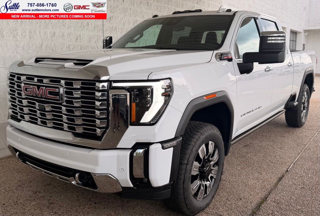 Summit White 2025 GMC Sierra 2500HD Pickup Truck Four-Wheel Drive Automatic