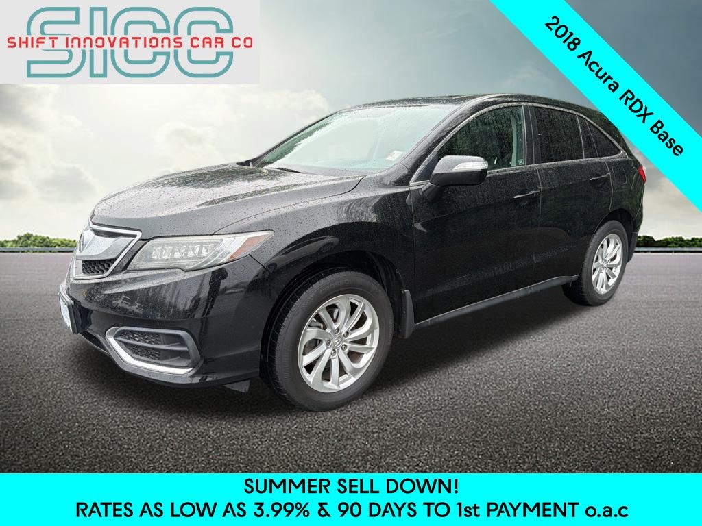 Black 2018 Acura RDX SUV / Crossover Front-Wheel Drive 6-Speed Automatic