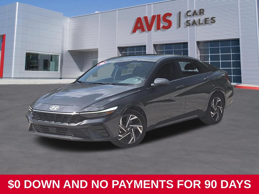 Ecotronic Gray 2025 Hyundai Elantra Sedan Front-Wheel Drive Continuously Variable Transmission
