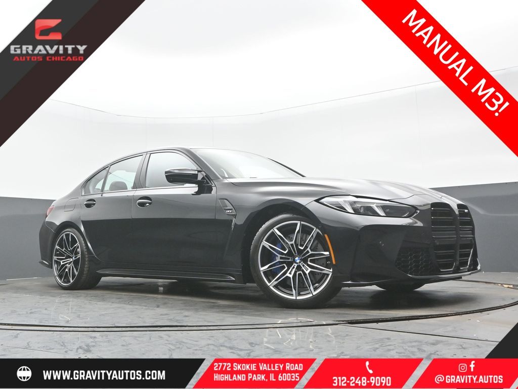 Black Sapphire Metallic 2025 BMW M3 RWD Sedan Rear-Wheel Drive 6-Speed Manual