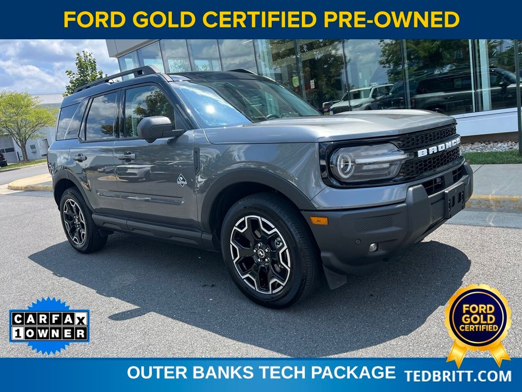 Gray Metallic 2025 Ford Bronco Sport SUV / Crossover All-Wheel Drive 8-Speed Automatic