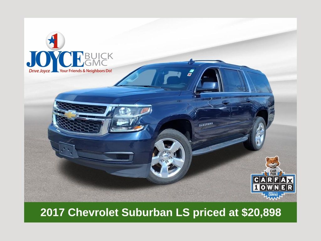 Blue Velvet Metallic 2017 Chevrolet Suburban 1500 LS 4WD SUV / Crossover Four-Wheel Drive 6-Speed Automatic Overdrive