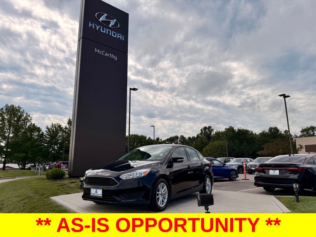 Shadow Black 2017 Ford Focus Sedan Front-Wheel Drive 6-Speed Automatic