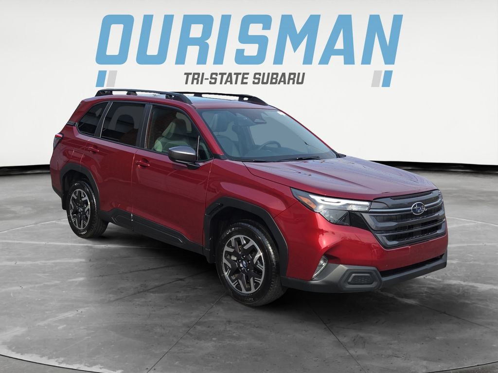Crimson Red Pearl 2026 Subaru Forester Crossover AWD SUV / Crossover All-Wheel Drive Continuously Variable Transmission