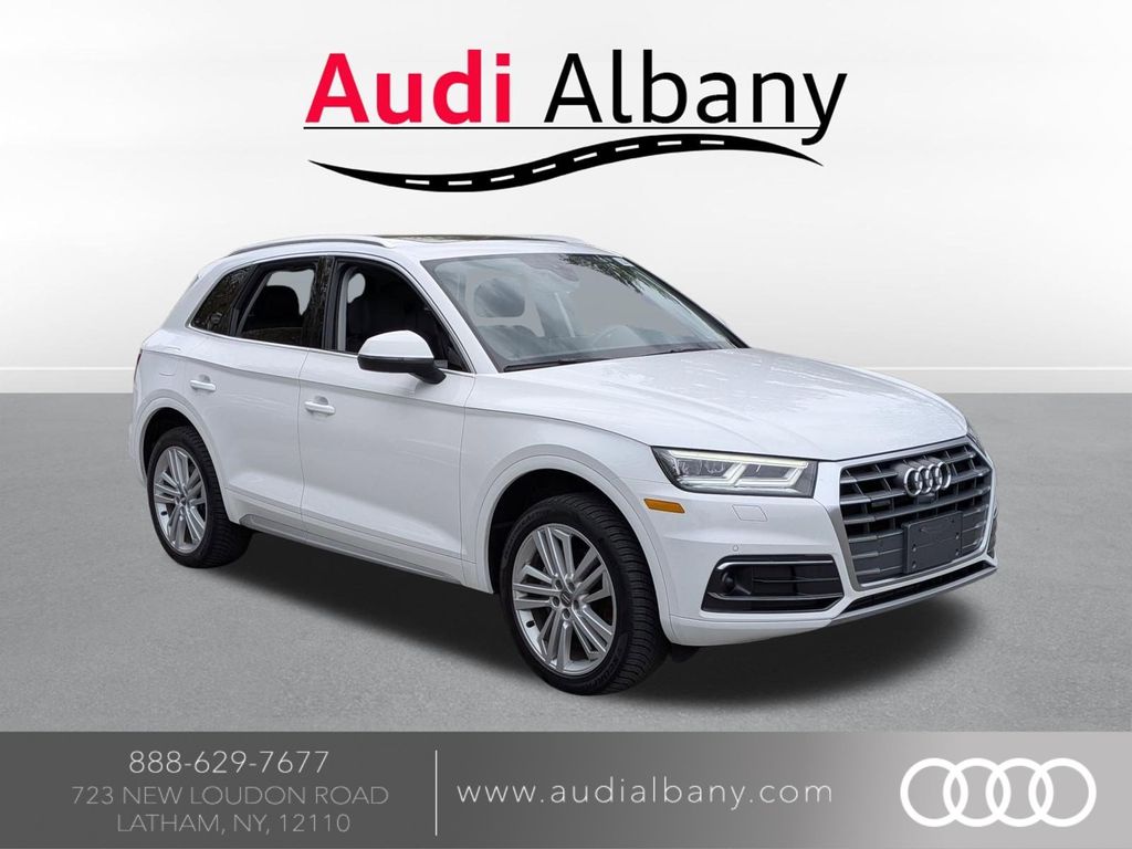 Ibis White 2018 Audi Q5 2.0 TFSI quattro Prestige SUV / Crossover All-Wheel Drive 7-Speed Automatic