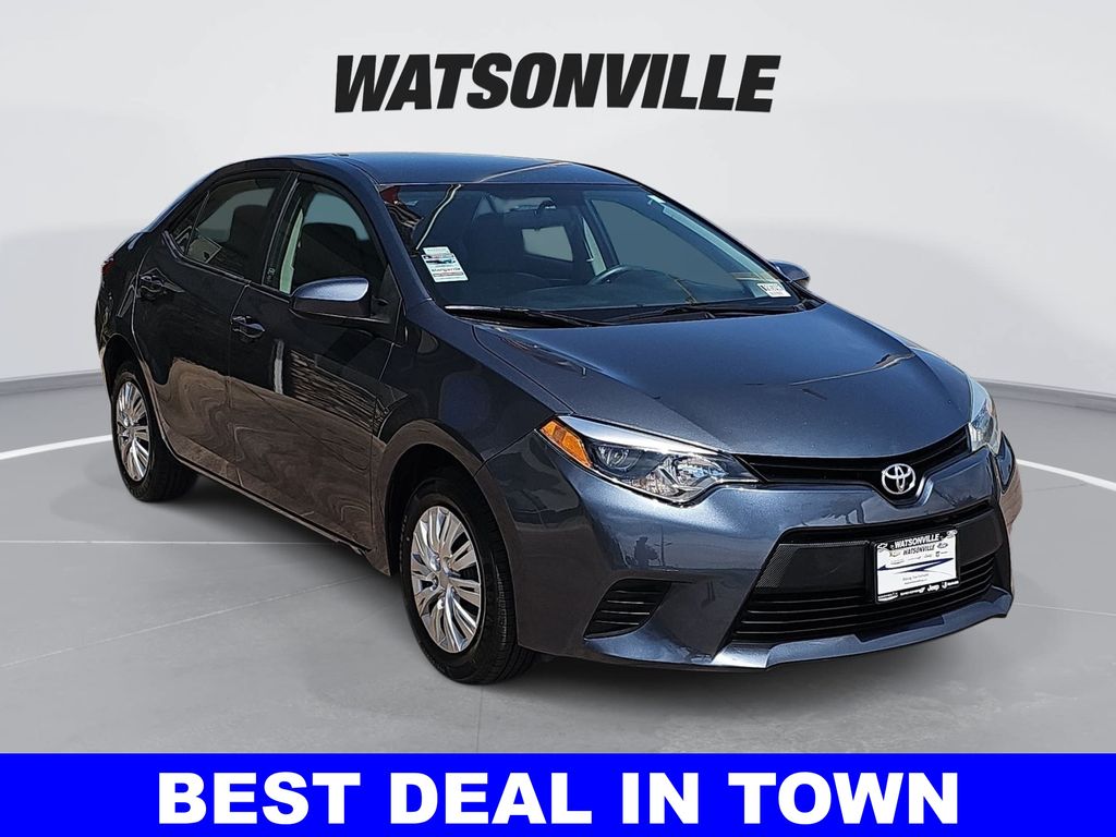 Slate Metallic 2015 Toyota Corolla Sedan Front-Wheel Drive 4-Speed Automatic